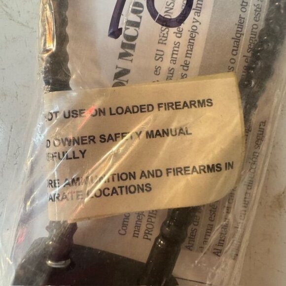 Mason Micol Gun Cable Lock With Key New Secure Firearm Safety Lock Black - Picture 3 of 4